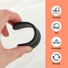 Silicone Bra Strap Cushions Holder, 2Pairs Non-Slip Shoulder Protectors Pads Women's Bra Strap Pads For Women Ease Shoulder Discomfort Camping Camping Stuff - Multicolor - View 3