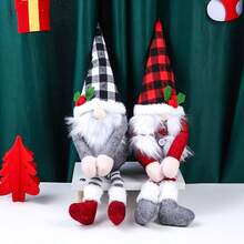1 dây buộc rèm cửa hình chú lùn Art Deco Giáng sinh - Vải trang trí cửa sổ theo mùa hình ông già Noel - Đồ trang trí treo ngày lễ mùa thu/đông - Nhiều màu - Xem 10