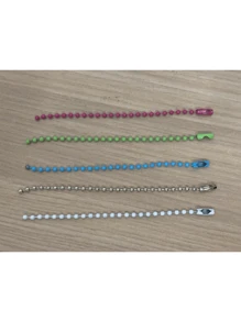 可爱黑猫毛绒玩偶吊坠钥匙扣，超可爱毛茸茸的 Pom Pom 毛绒玩偶吊坠装饰，适用于背包、包、圣诞礼物（随机珠链颜色），猫，黑猫，毛绒 - 彩色 - 查看 7