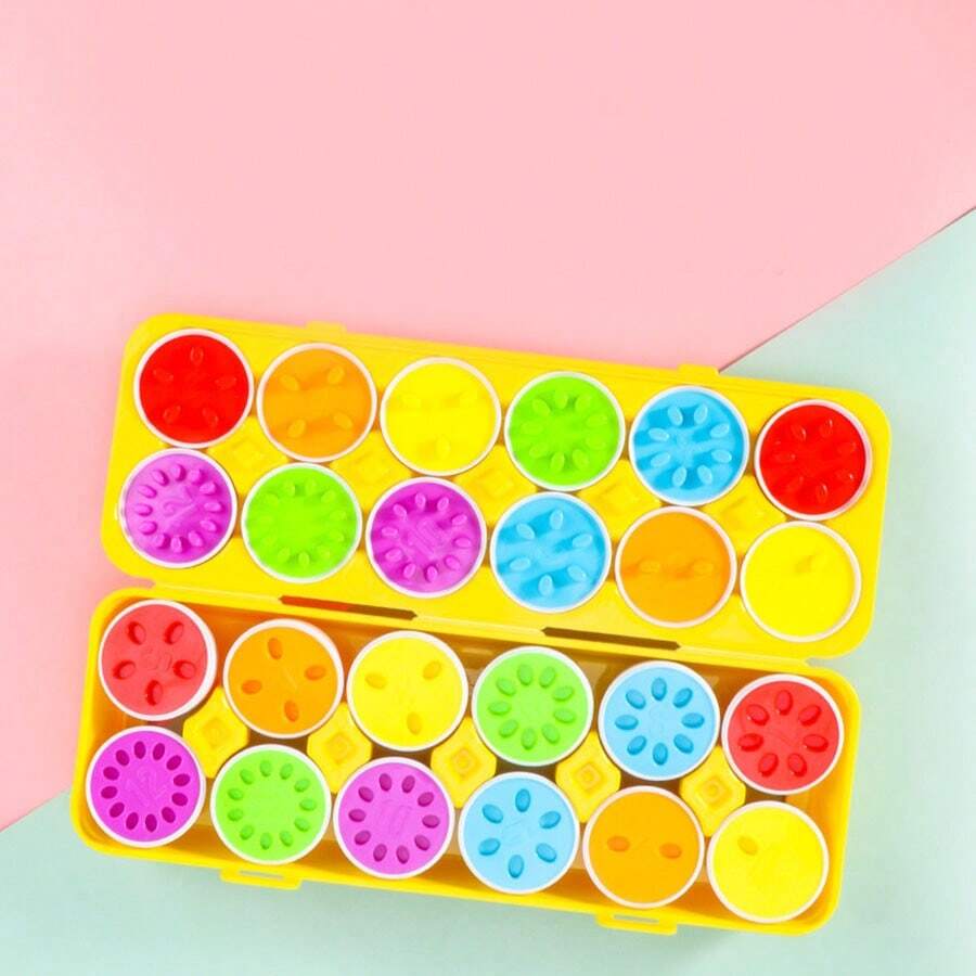 Children's Educational Early Learning Detachable Fake Egg Building