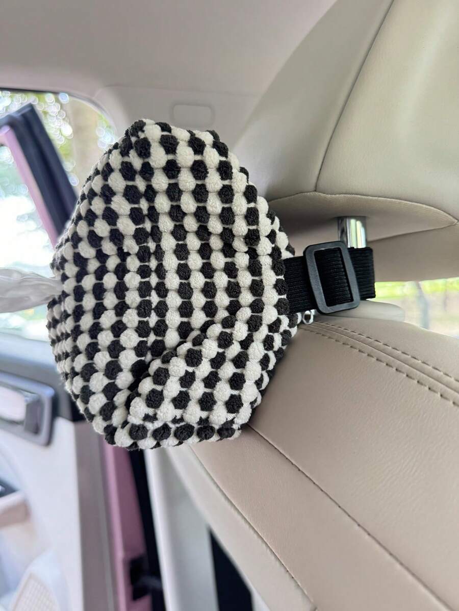 1pc Beauty Elements Ins Wind Drawn Paper Box, Car Paper Towel Cover