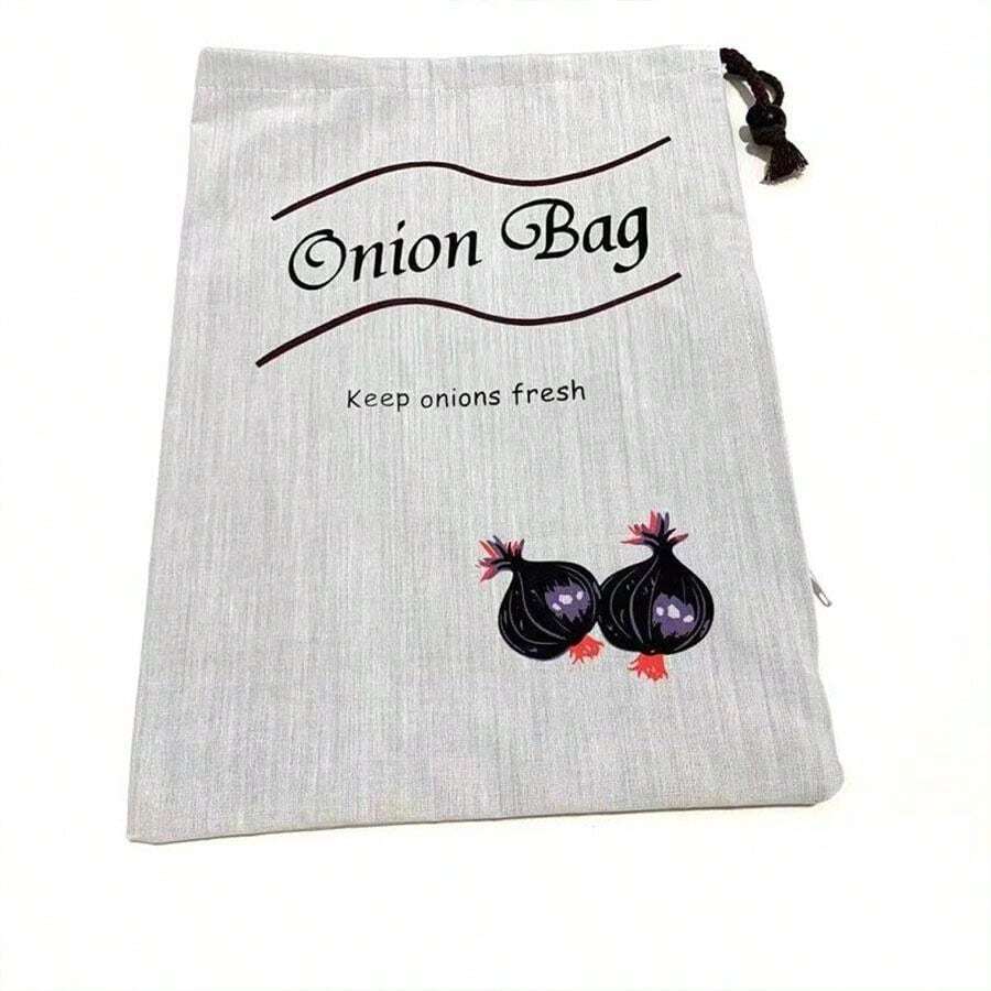 In Stock Potato Drawstring Bag, Onion Fresh Keeping Bag, Canvas Storage