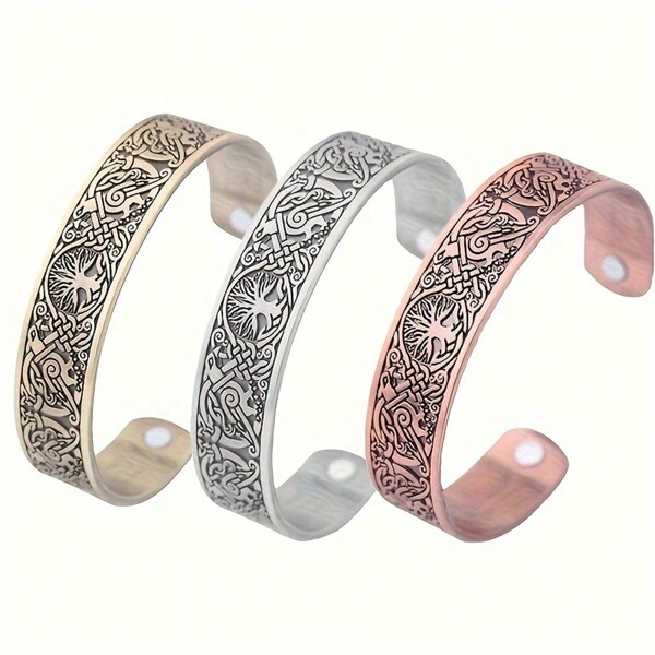 SeuSuk Bracelete Vintage Árvore da Vida, Acessório Clássico e da Moda para Homens e Mulheres, Adequado para Festas e Reuniões