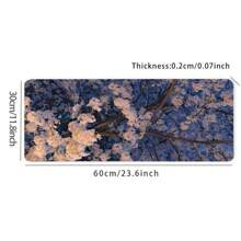 1 miếng lót chuột hình cây hoa trắng thẩm mỹ, miếng lót chuột chơi game, nhiều kích cỡ, bàn phím, thảm cao su chống trượt, miếng lót chuột văn phòng, phụ kiện bàn làm việc, miếng lót bàn phím cho trường học, văn phòng, quà tặng gia đình cho bạn bè - Nhiều màu - Xem 3