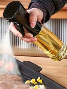 1pc Cooking Oil Sprayer Bottle, Kitchen Olive Oil Mister, Aerosol Spray Bottle For Cooking, Baking, Grilling - Multicolor - View 1