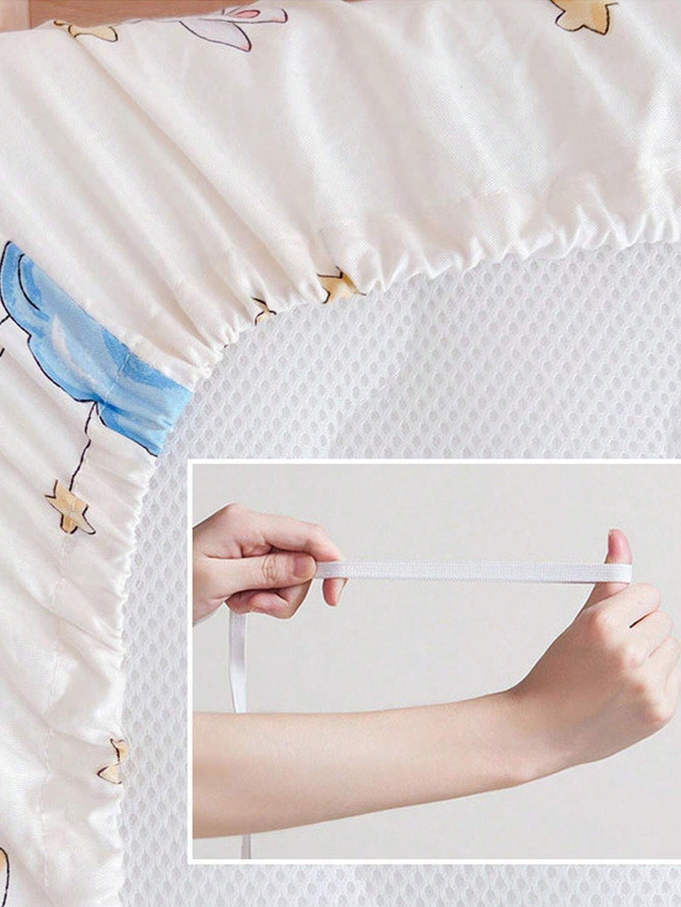 1pc 120*60 Baby Crib Cotton Cartoon Pattern Bedsheet & Mattress Cover