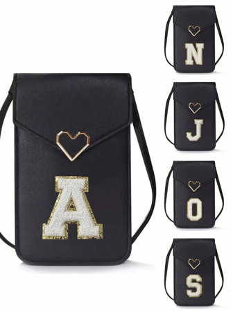 Phone Bag Crossbody Bag Card Holder Touch Screen Women Flap Wallet Tote With Initial Letter Handbag Pouch Shoulder Bag Cellphone Case Clutch Mobile Phone Wallet Zipper Shoulder Crossbody Bag Lightweight Modern Business Credit Card ID Card Cash Business Casual Teachers' Day Teacher Gifts Work Business Commute Travel Holiday Office Vacation For Women Wallet Purse Wallet