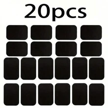 5pcs/10pcs/20pcs Adhesive Car Phone Holder Magnet Plate Thin Iron Disc Magnetic Sheet For Phone Stand Accessories, Round & Rectangle
