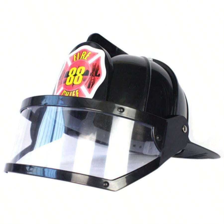 Christmas Decoration Realistic Plastic Firefighter Helmet, Party