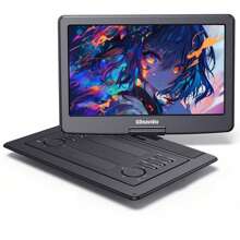 17.9" Portable DVD Player With 16" Large Screen 5 Hours Battery, 1600x900, USB SD Card, Last Memory, Region Free - Black - View 3