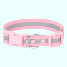 1 件防水夜间反光宠物狗项圈。