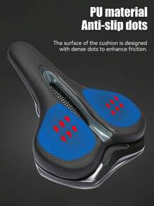 1 CÁI Đệm Yên Xe Đạp Mềm Dày Đệm Yên Xe Đạp Leo Núi Thoải Mái Túi Đựng Phụ Kiện Phụ Tùng Xe Đạp - màu đen - Xem 4