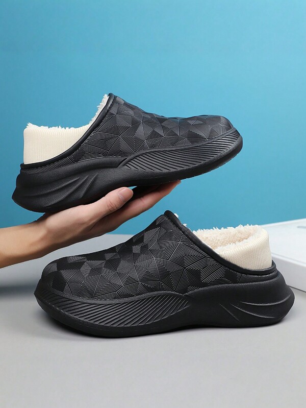 Przytulne damskie kapcie termiczne z wodoodporną podszewką z futerka, zapewniające wygodę w pomieszczeniach i na zewnątrz