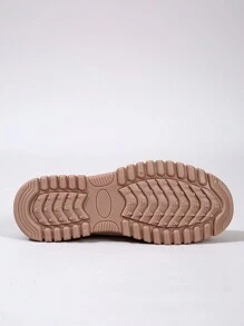 Damskie modne obuwie codzienne, płaskie trampki, sznurowane mokasyny, białe/beżowe buty typu Mary Jane, okrągłe noski, lekkie, miękkie, wygodne, swobodne, oddychające buty domowe