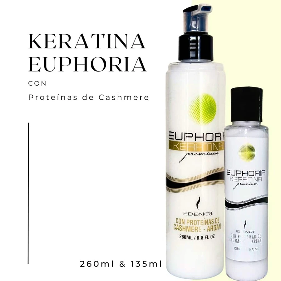 Tratamiento Keratina euphoria con Proteínas de Cashmere y Vitamina E Edengi - Vitamina E - Ver 1