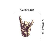 50pcs Reusable Rock & Roll Sticker Set, Vibrant Graffiti Stickers For Water Bottles, Laptops, Skateboards, Suitable For Diaries, Scrapbooks, Party Supplies, Great For Winter, New Year