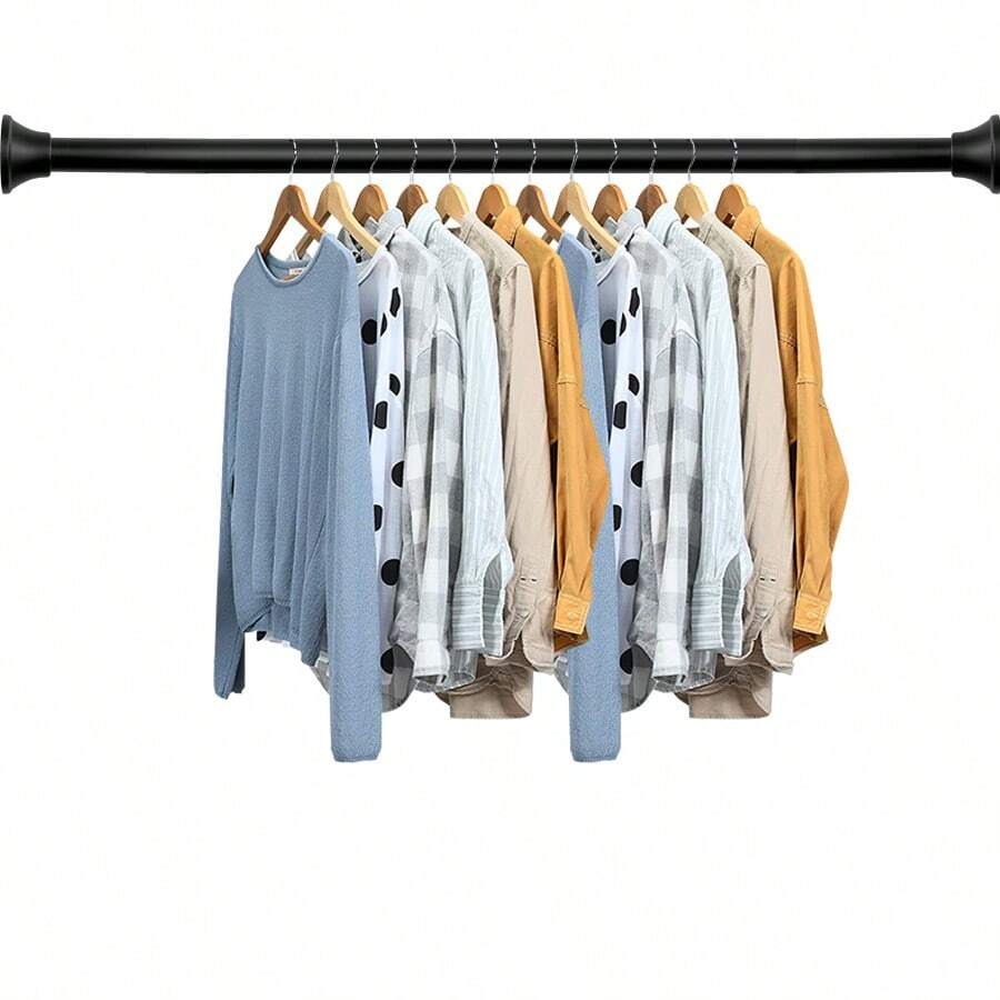 Closet Rod For Hanging Clothes With No Drilling Holder 27 To 86 Inch
