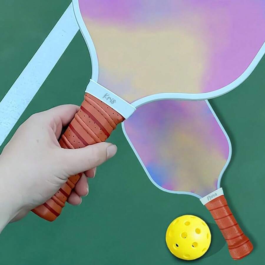 Personalized Pickleball Paddle Name Bands Silicone Custom Ring Grip