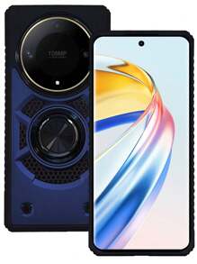 HEAVY DUTY RING CASE OR WITH CLIP FOR HONOR X9B HONOR MAGIC 6 LITE - Màu xanh lam - Xem 1