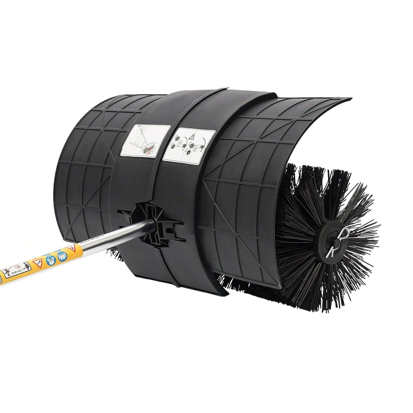 Handheld Sweeper Gas Power Broom Snow Sweeper Cleaner Adjustable Speed