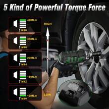 High-Performance Electric Impact Wrench With Powerful Torque For Fast Removal And Installation. Ideal For Automotive And Industrial Use, Featuring A Durable Design For Enhanced Efficiency    AQ