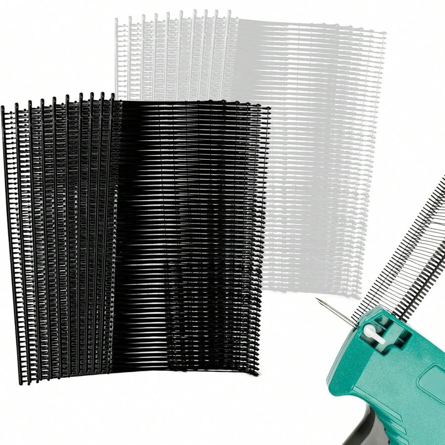 2000/3000PCS Plastic Fasteners For Fine Tagging Gun For Quick Stitch Sewing Gun - 10/15 Black Fasteners + 10/15 White Fasteners, Stitch Gun Fasteners 5mm/0.196inch For Clothing(NOT For Ultra-Fine/Rough Stitch Gun ) - One Size - View 1