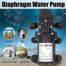 2 PCS 12V Self Priming Sprayer 130PSI Electric Water Pump For RV Camper Marine Boat US - Black - View 4