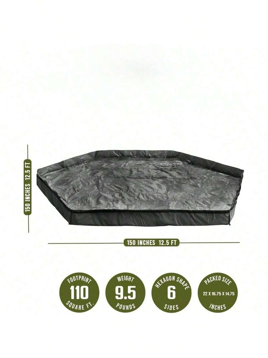 QuickSet Floor, Removable Tent Footprint Mat Tarp Camping Accessory