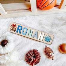 Christmas Gifts,Montessori Toddler Toys,1-3 Kids Name Puzzle,Christmas Puzzle Gifts,Early Learning Toys For Boy Baby Or Girl Baby,3D Alphabet Jigsaw Toy,Wooden Alphabet Puzzle,Personalized Name Puzzle,Dustomized Wooden Puzzle Toy,Baby,Toddler,Kids Toys,Nursery Name Sign,Personalized Gifts,First 1st Brirthday Gifts,Birthday Gift,Anniversary Gift,Building BloDks Gift Set(With Pegs) - With Nails (lettering) - View 13