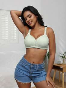 6pcs Wireless Floral Print Supportive & Adjustable Women Bra Sets - Multicolor - View 3