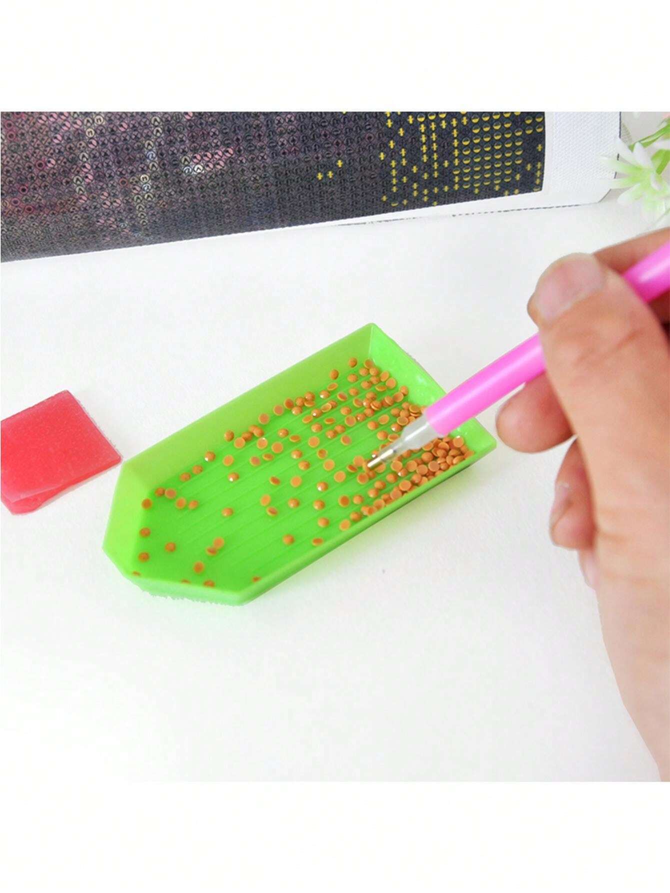 1pc Unframed DIY 5D Diamond Painting Kit, 40x40cm/15.7x15.7 Inch, Snow