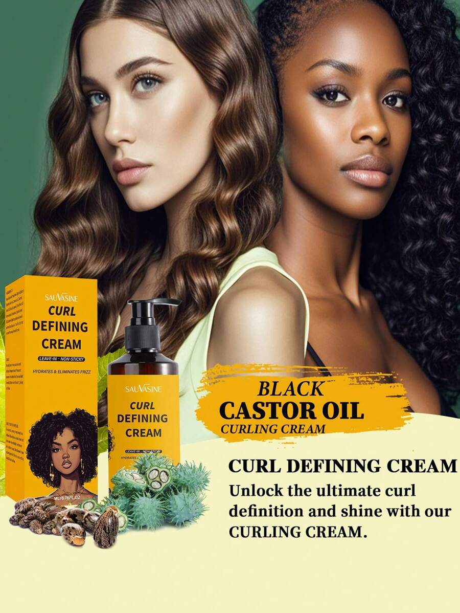 LANTHOME Curl Defining Cream Effortless Curl Control, Frizz