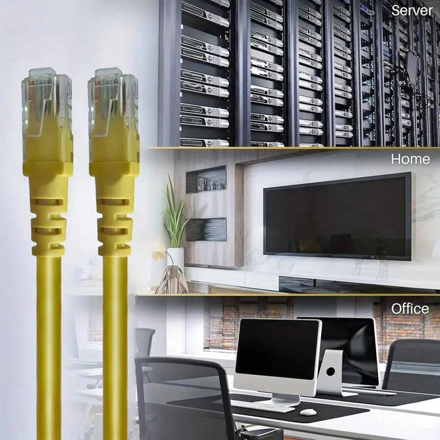 1pc 3.2ft Cat6 Cable 10Gbps 550MHz High Speed LAN Cable, UTP