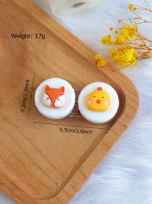 XIANG YU 随机款式3D卡通隐形眼镜收纳盒，可爱隐形眼镜护理盒，小巧便携浸泡盒套装，适合旅行和居家使用 - 隨機款式 - 查看 7