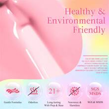 MEET ACROSS Bộ 3 lọ sơn móng tay dạng gel, Bộ sơn móng tay dạng gel màu hồng nóng bỏng, Keo dán móng tay bán vĩnh viễn 7,3ml, Gel Varnish UV dạng ngâm, Thích hợp cho mọi mùa, Bộ dụng cụ làm móng, Đồ dùng làm móng, Nghệ thuật làm móng, Quà tặng tại tiệm làm móng DIY cho phụ nữ - Nhiều màu - Xem 9