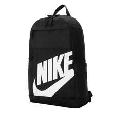 Nike 可调节肩带双肩包，带侧袋，黑白简约设计，适合通勤、上学、日常使用，多场景休闲大容量双肩包 DD0559-010 - 黑/(白) - 查看 4
