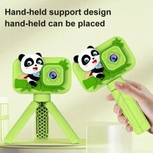 2.4" Stand Camera, 48MP Dual Lens High Definition Cartoon Camera For Photos & Videos, Mini Compact Camera