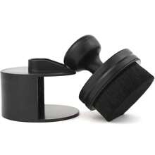 Cọ đánh phấn nền tự nhuộm da có độ che phủ lớn, thích hợp để thoa kem nền dạng lỏng, màu đồng, kem chống nắng, kem hoặc phấn phủ dạng bột lên mặt và cơ thể - màu đen - Xem 4