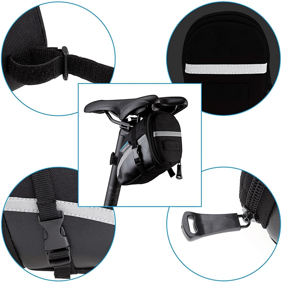Bike Bag Bicycle Storage Bags Tail Tool Underseat Handlebar Bag Bike
