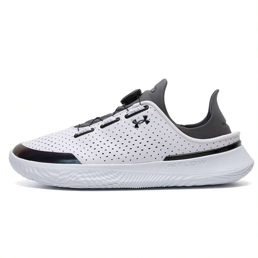 Under Armour Giày thể thao chạy bộ nam/nữ, giày thể thao ngoài trời thoải mái thoáng khí bền bỉ - trắng - Xem 1
