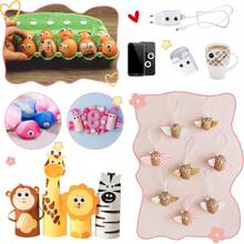 [500/525/1000pcs] Black Wiggle Eyes, Glow-In-The-Dark DIY Eyes, Toy Self-Adhesive Movable Eyes, Handmade DIY Accessories Eyes, Handmade Clay Craft Supplies, Variety Of Sizes: 6mm, 7mm, 8mm, 9mm, 10mm, 12mm, 15mm Mixed Pack