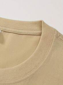 Men's Oversized Rabbit T-Shirt 100% Cotton Shirt Premium Women's Blouse New Release - 米色 - 查看 2