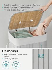 Laundry Baskets - Xám - Xem 2