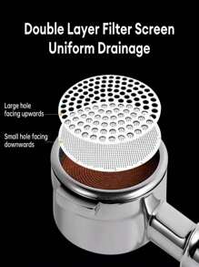 1pc,51mm/53mm/58mm, Thickened Double Layer Reusable Coffee Filter Screen Heat Mesh Screen Portafilter Barista Coffee Making Puck Screen For Portafilter Basket Espresso Accessories Back To School