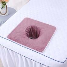 1pc Personalized Name Or Logo Towel, Suitable For Hotel, Beauty Salon, Face Hole Salon Towel, Bed Face Cradle Towel Home Bathroom Decor Fall Decor Beach Essentials Back To School Shower Towels For Beaty Salon, Hotel Sports,Home Essentials, Towel, Skin Care