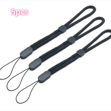 5 Peças Tiras Ajustáveis e Coloridas de Nylon para Pulso e Mão - Suporte Universal para Telefone Celular, Câmera, Chaves, Unidade USB, Carteira, Crachá de Identificação, Mp3 - Presentes Duráveis, Destacáveis e Fáceis de Usar para Mãe, Família, Amigos, Aniversário, Feriado, Pingente de Telefone, Cordão de Telefone