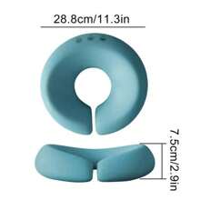 1pc Face Down Massage Pad, Universal Headrest Pillow Face Cushion, Soft Massage Table/Chair Foam Face Rest Gym Accessories - Multicolor - View 3