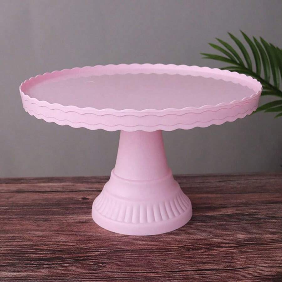 Durable Cake Display Stand Dessert Storage Holder Dessert Tray Wedding Party - 粉色 - 查看 1