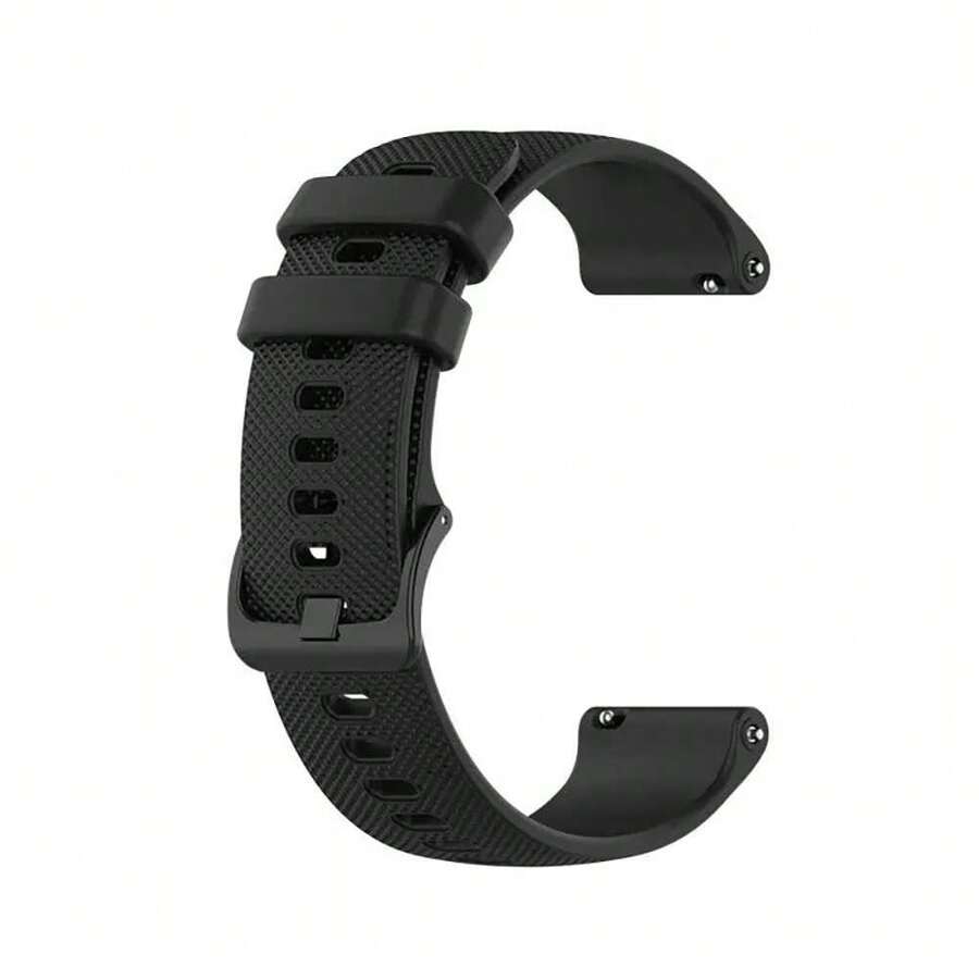 Durable Sweat And Water Resistant Silicone Strap For Garmin Vivoactive 4 / Vivoactive 3 /  Venu / Venu SQ - màu đen - Xem 1
