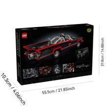 LEGO DC Das klassische TV-Serie Batmobile, DC-Sammlerauto, Baukasten inspiriert vom klassischen Batmobile der Fernsehserie von 1966, kreatives DC-Geschenk für Erwachsene und Superhelden-Fans, 76328